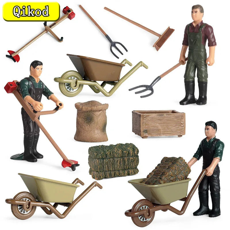 12Pcs Simulation Farm Accessories