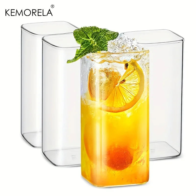 4PCS Borosilicate Drinking Glasses Set