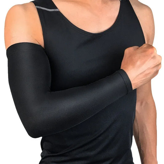 Basketball Wrist Guard with Arm Lengthening Elbow Support – Breathable Sports Sleeve