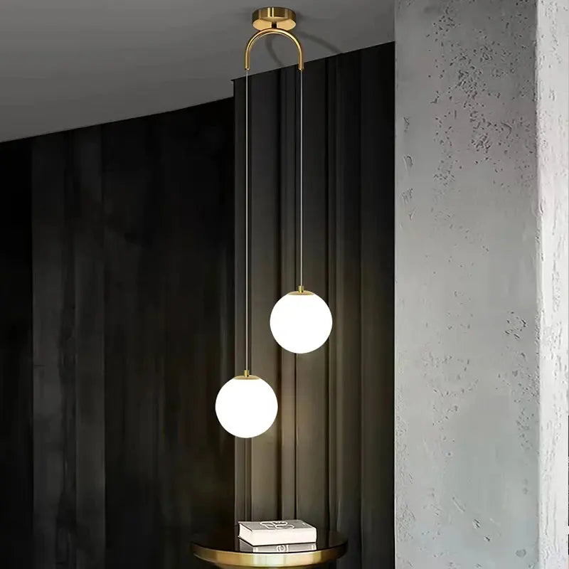 Modern Glass LED Pendant Lights