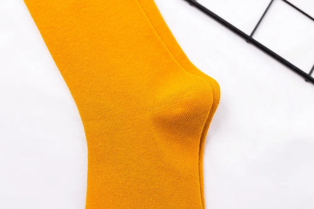 Cotton Knitting Knee-High Socks