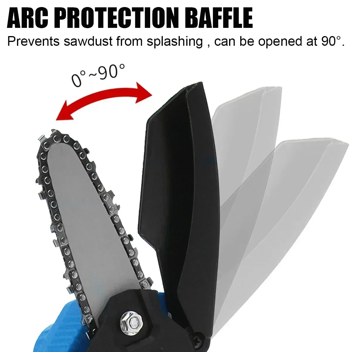 1200W 4-Inch Mini Electric Chainsaw