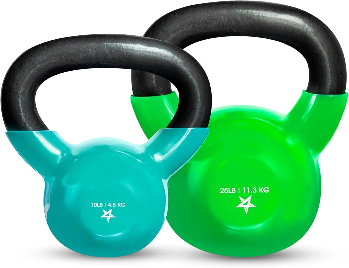 Vinyl Coated Kettlebell Set