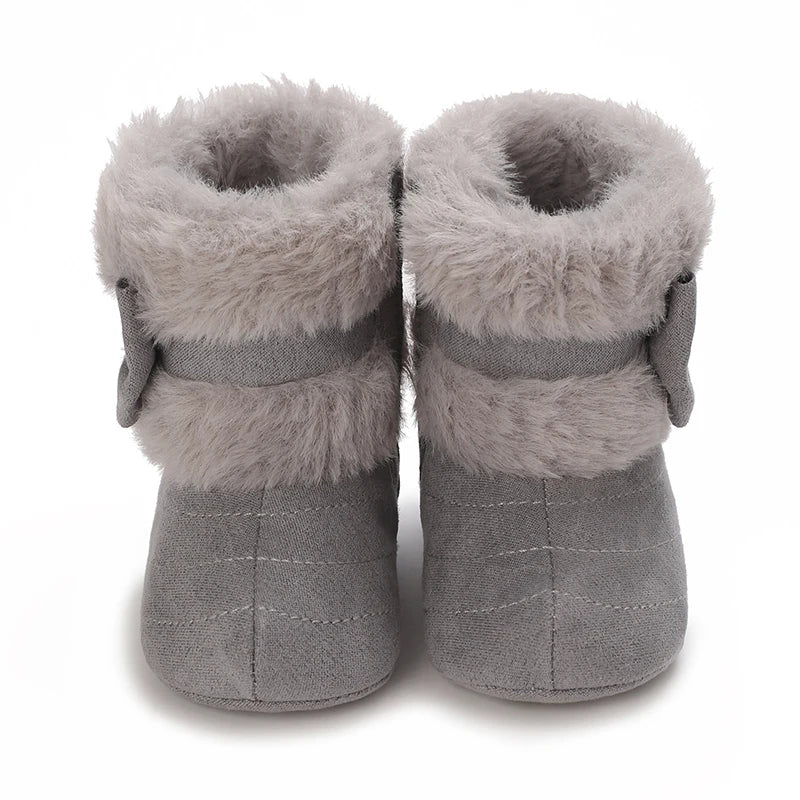 Cute Bowknot Comfortable Baby Girls Boots