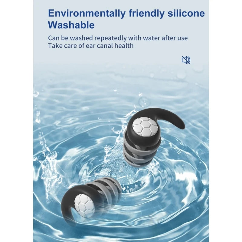 Reusable Noise Reduction Earplugs for Sleeping, Snoring & More