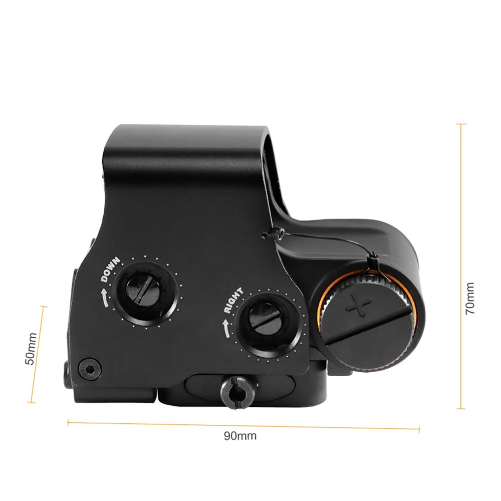 551, 552, 553, 558 Red Green Dot Holographic Sight Scope – Hunting & Airsoft Riflescope with 20mm Mount