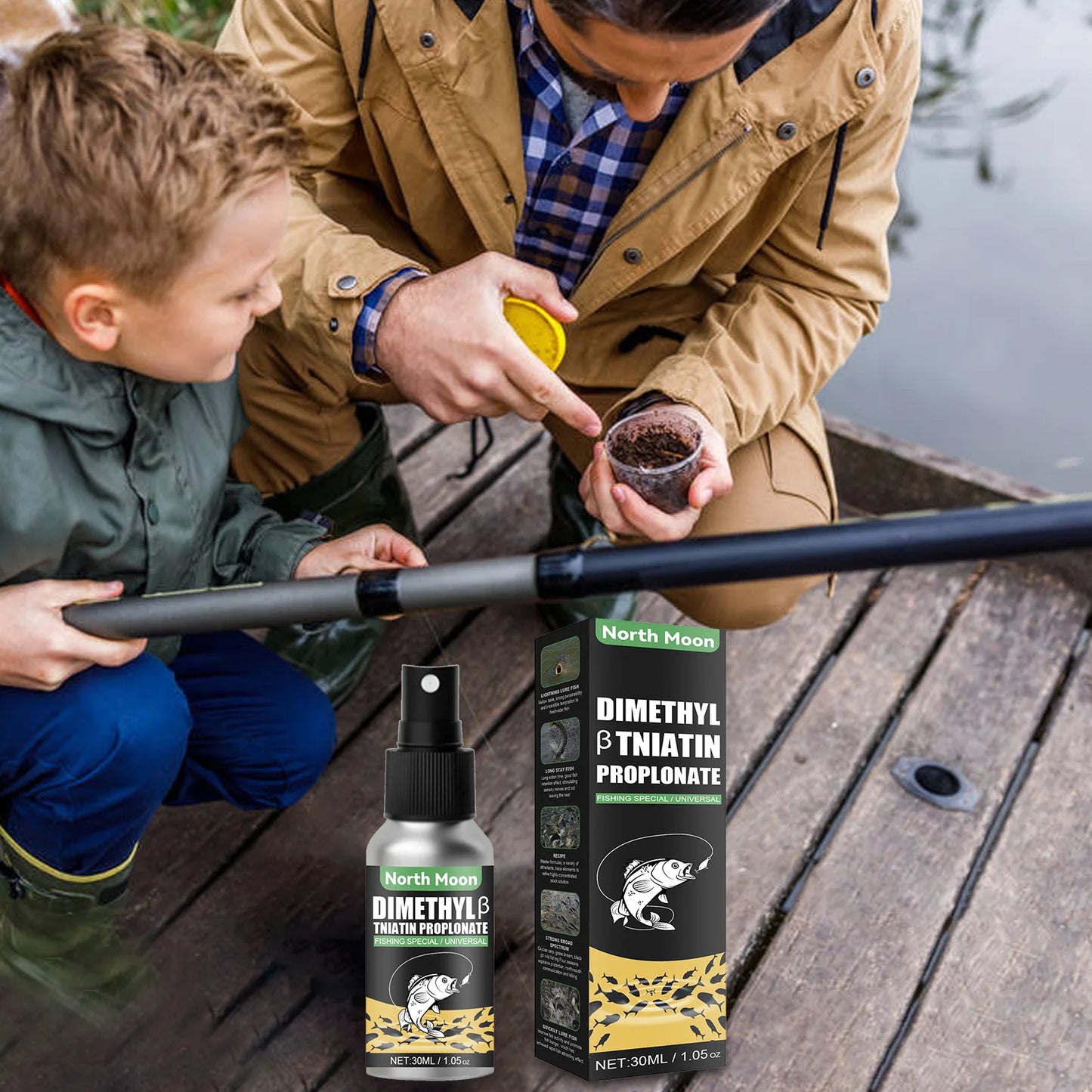 Fishing Baits Attractants – 30ml Natural Scent Liquid for All Water Types