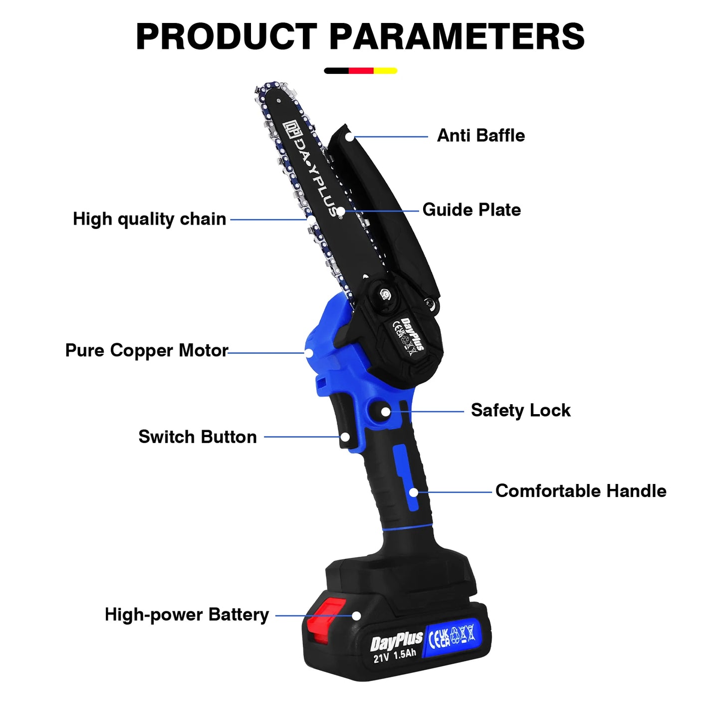 Cordless 6-Inch Mini Chainsaw