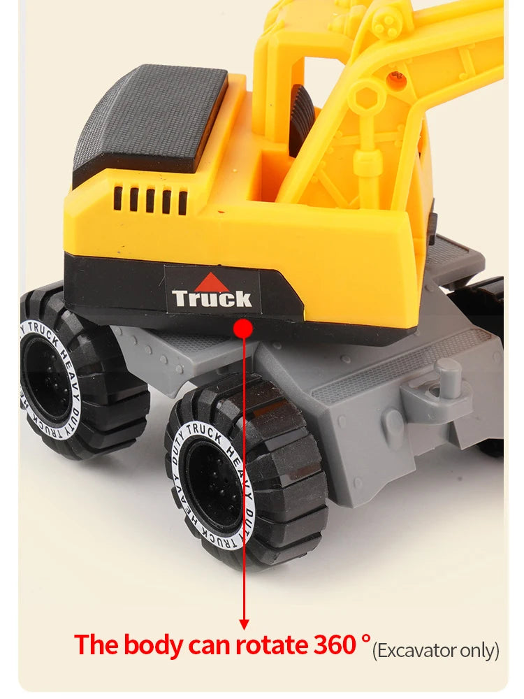 Excavator & Dump Truck Model Toy