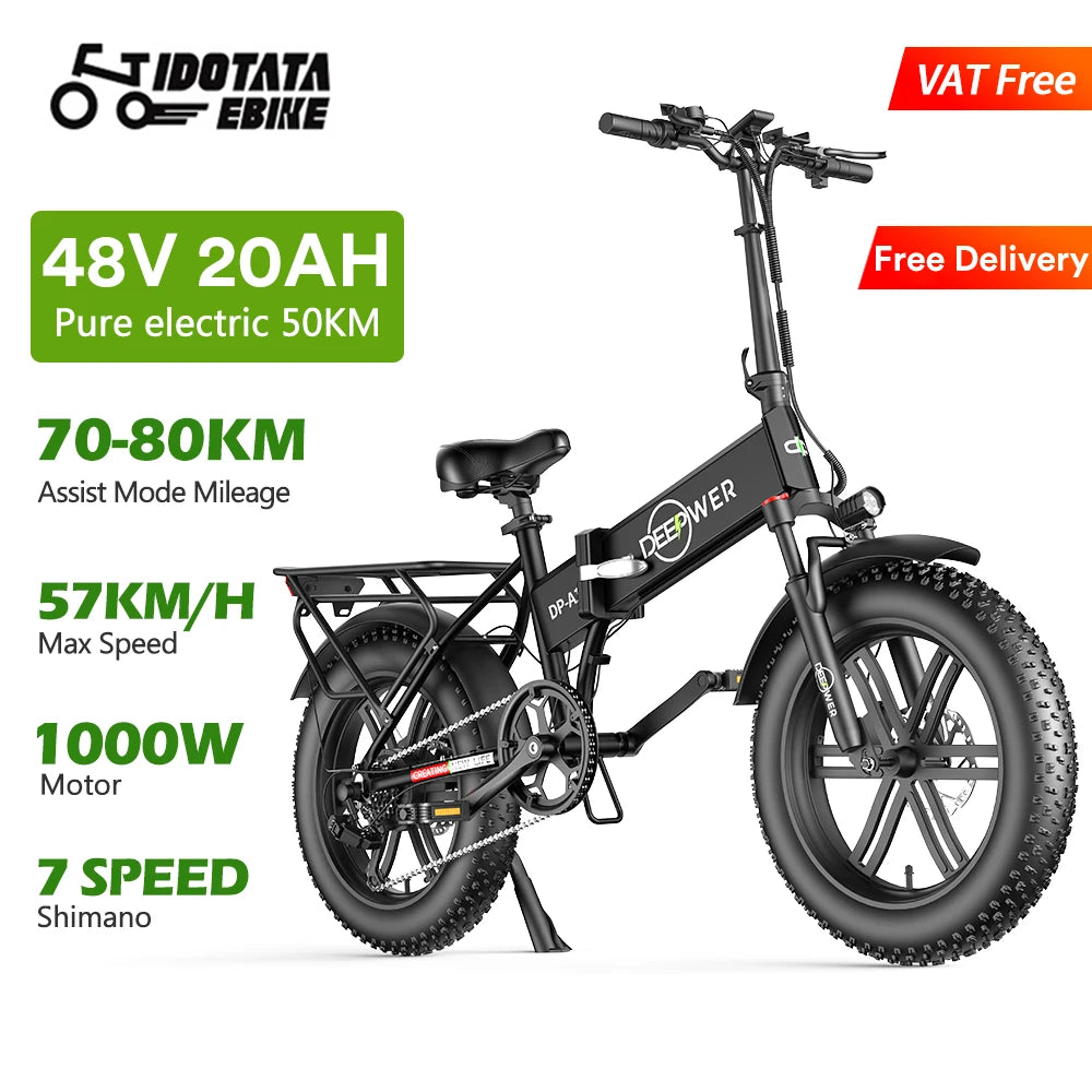 IDOTATA Electric Bike for Adults