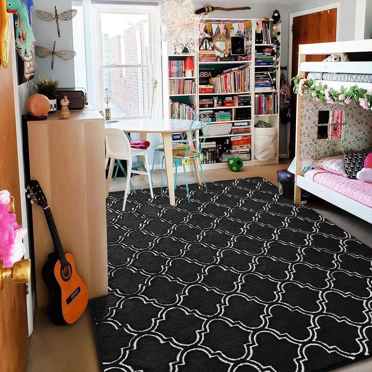 Black Rugs for Living Room