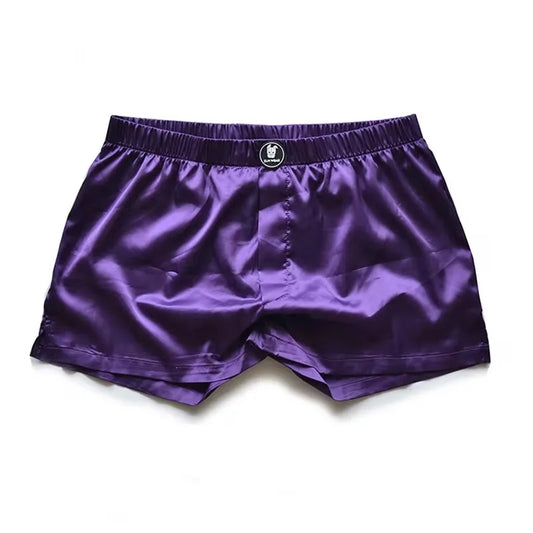 Men's Low-Rise Silk Smooth Boxer Briefs