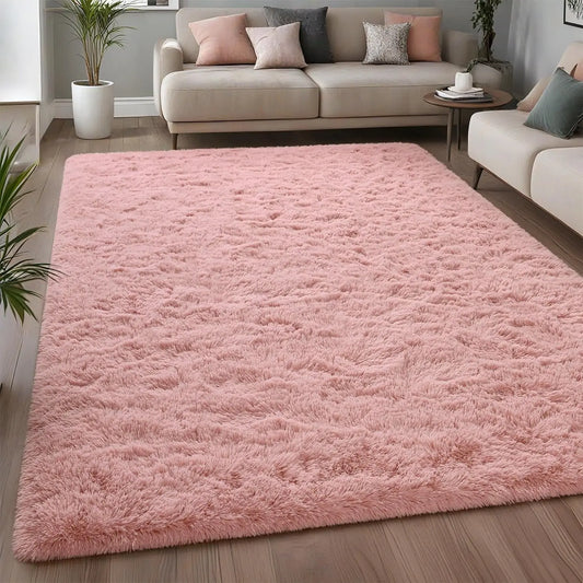 Fluffy Plush Soft Area Rug for Living Room & Kids' Rooms