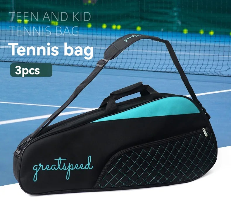 3pcs Tennis & Badminton Racket Sports Bag