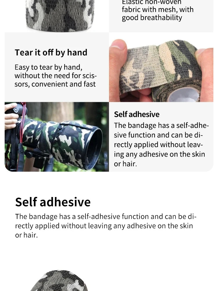 Telescopic Outdoor Camouflage Tape