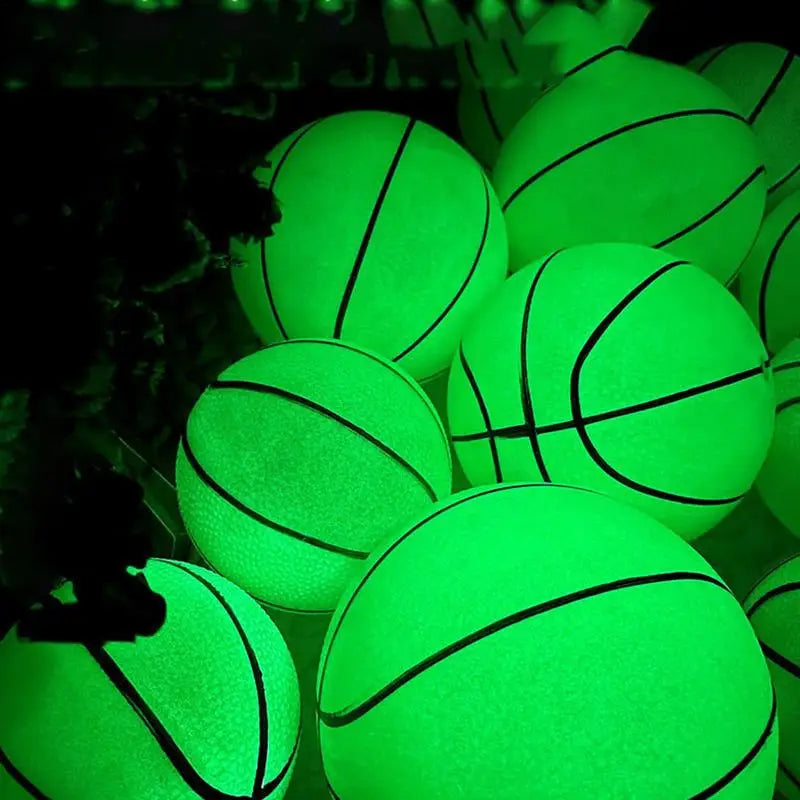 Light Up Basketball Glowing Luminous Ball Reusable Strong Grip