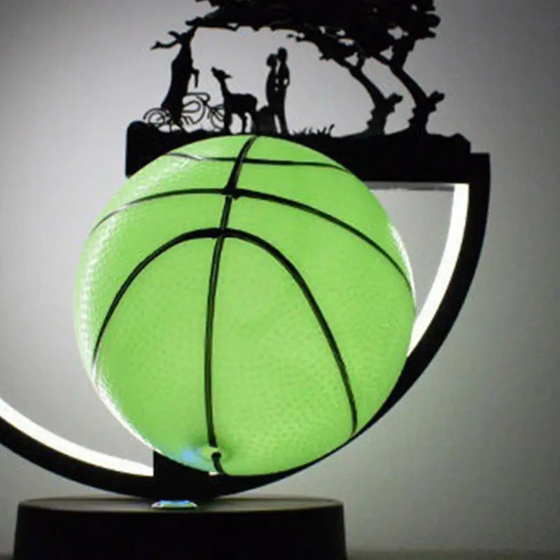 Light Up Basketball Glowing Luminous Ball Reusable Strong Grip