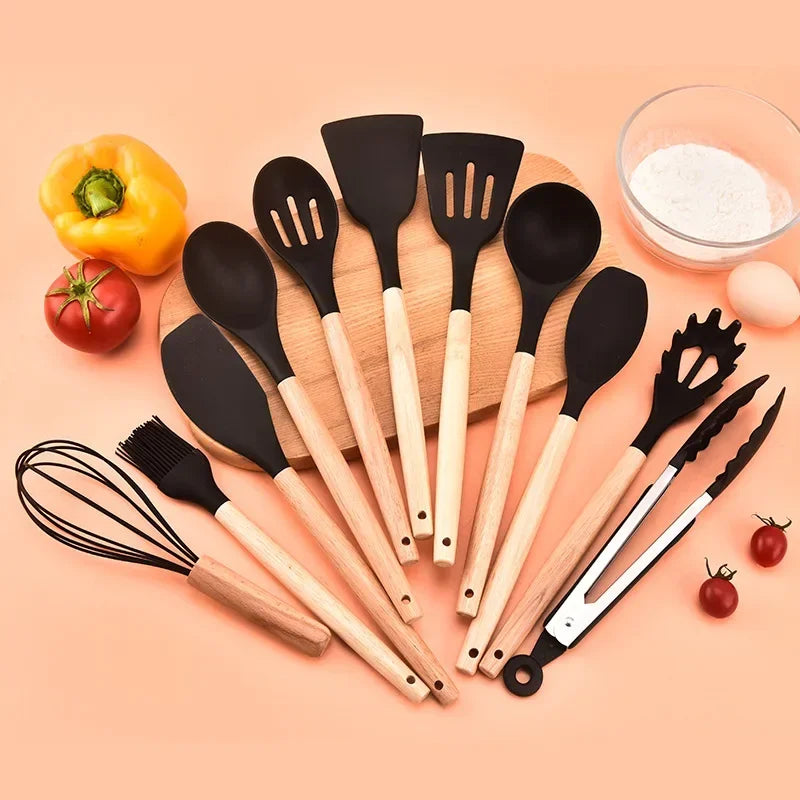 12PCS Food Grade Silicone Kitchen Utensil Set