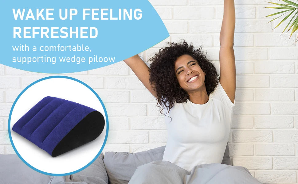 Inflatable Wedge Pillow For Travel