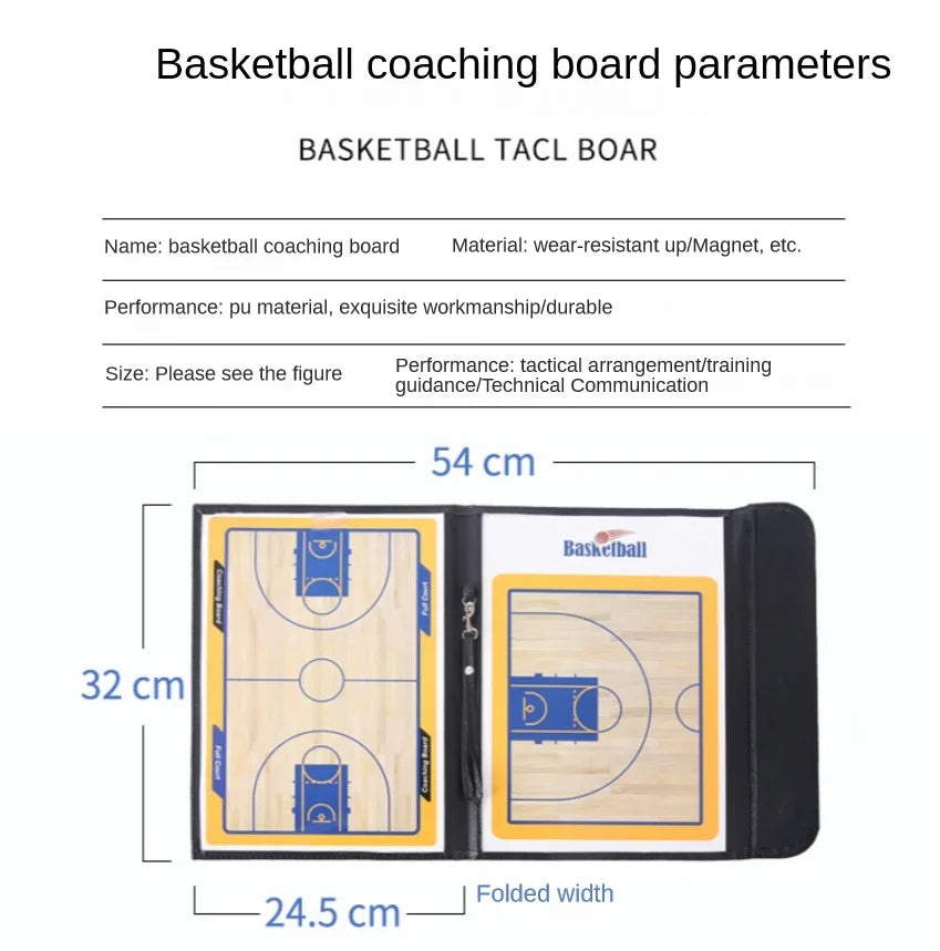 Folding Tactical Basketball Coach Board