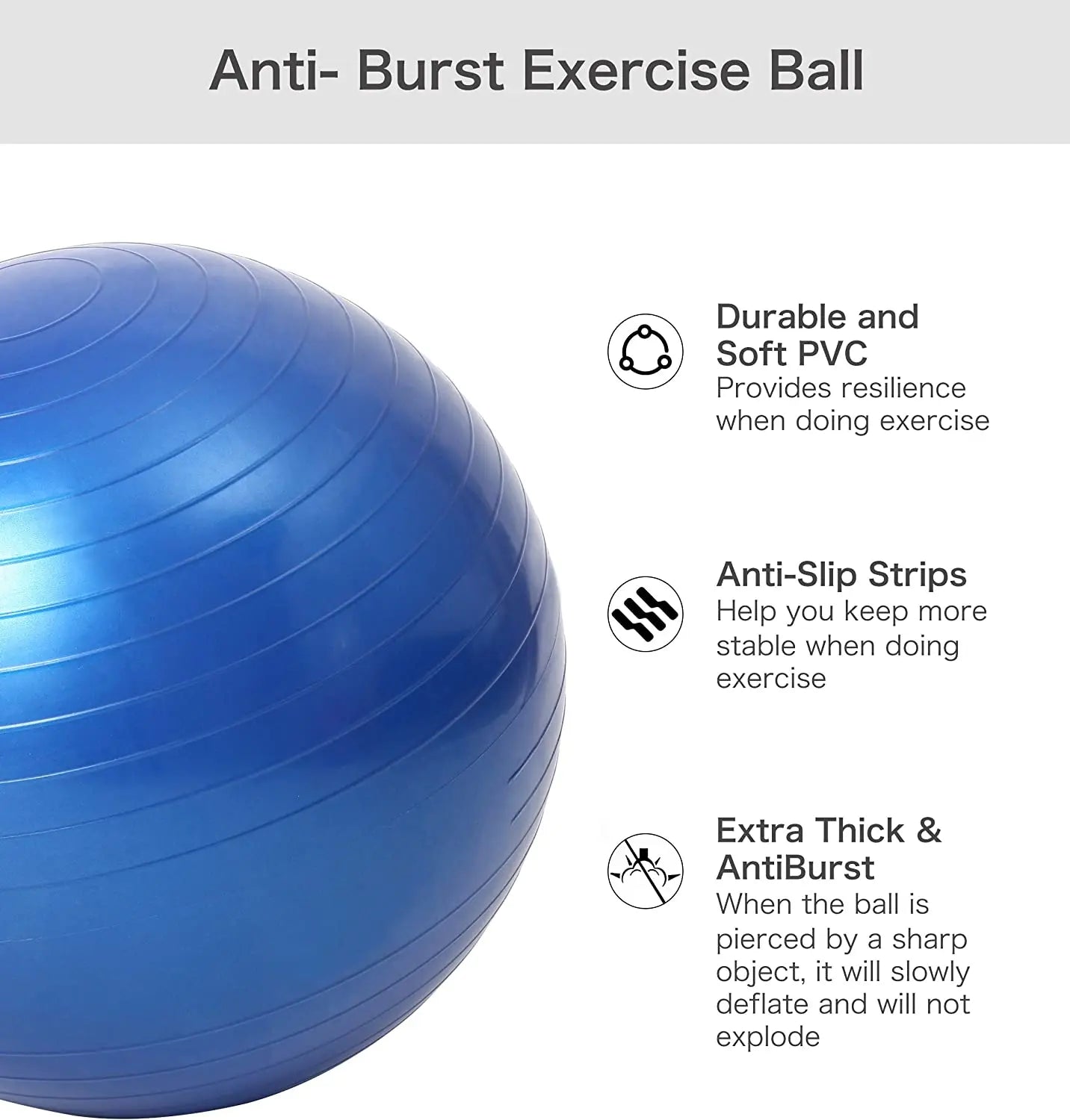 55cm Explosion-Proof Yoga Ball