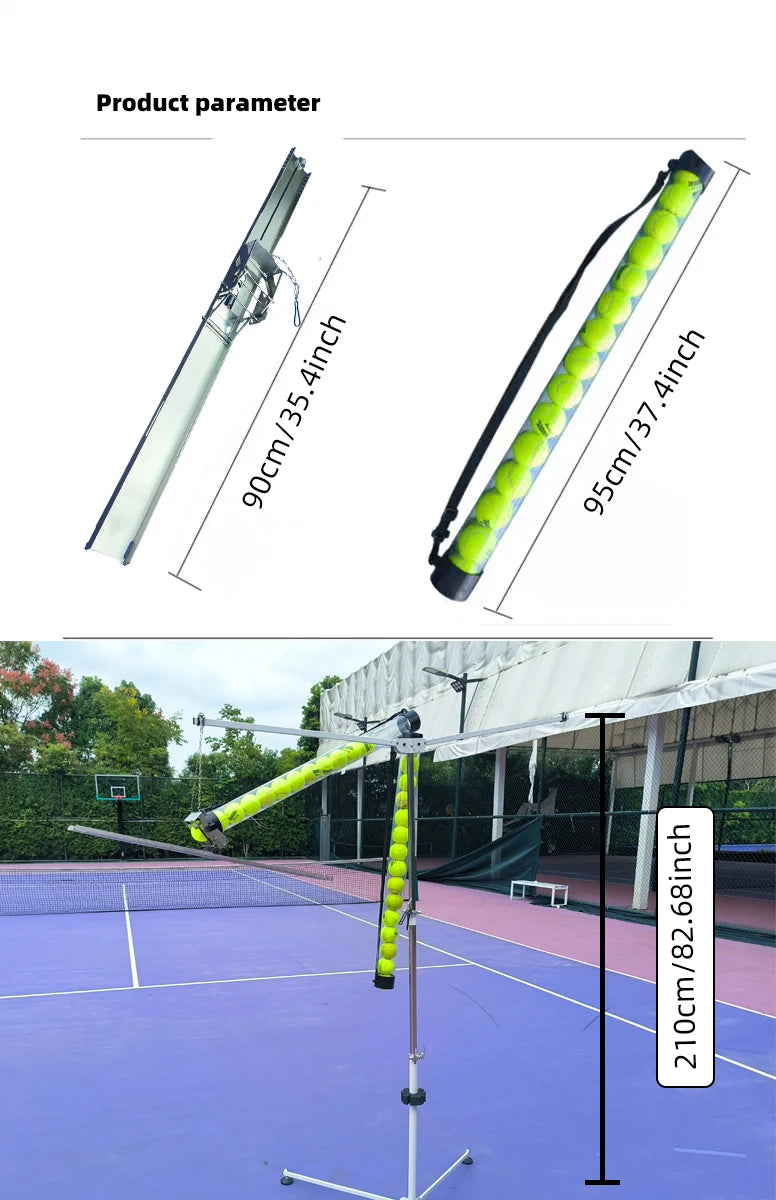 Collapsible Tennis Ball Drop Device