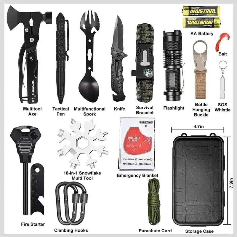 20-in-1 Survival Gear & Emergency Escape Kit