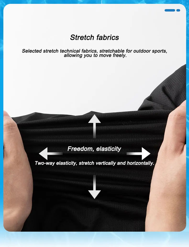 Men’s Summer Ice Silk Running T-Shirt