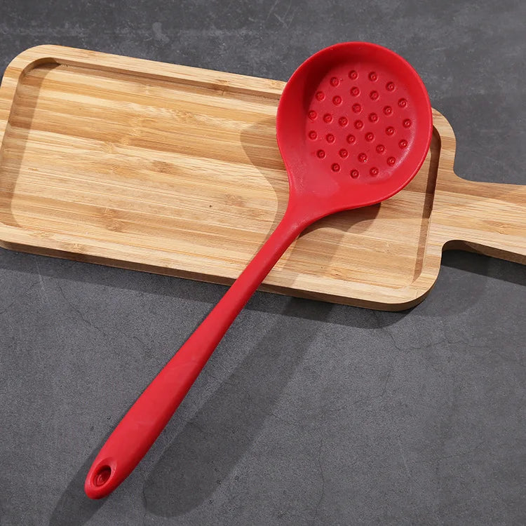 32cm Silicone Colander Shovel Strainers Spoon