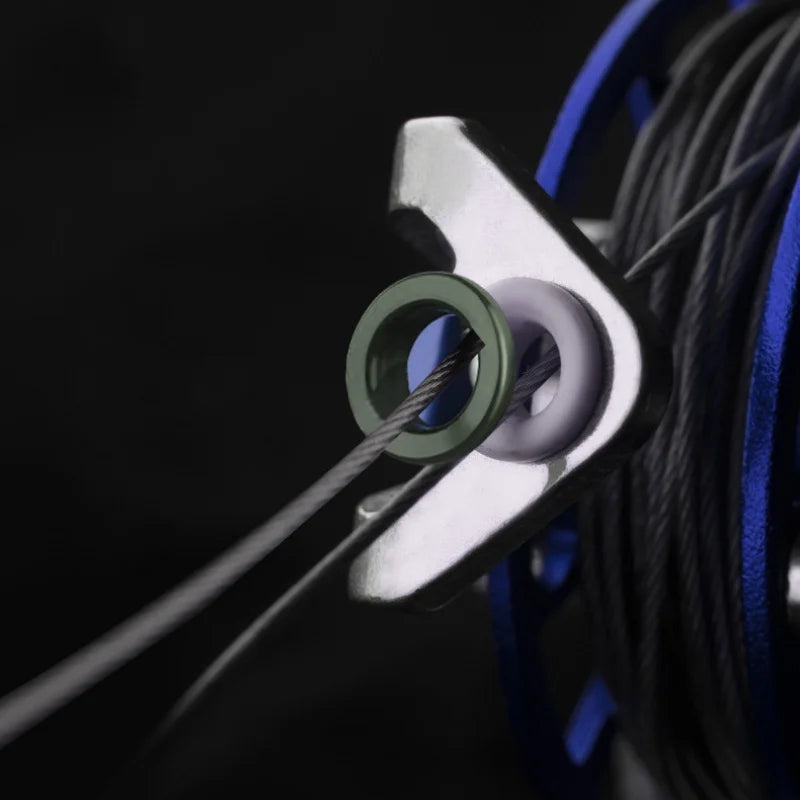 Stainless Steel Fish Stringer with Soft Wire Lock and Reel