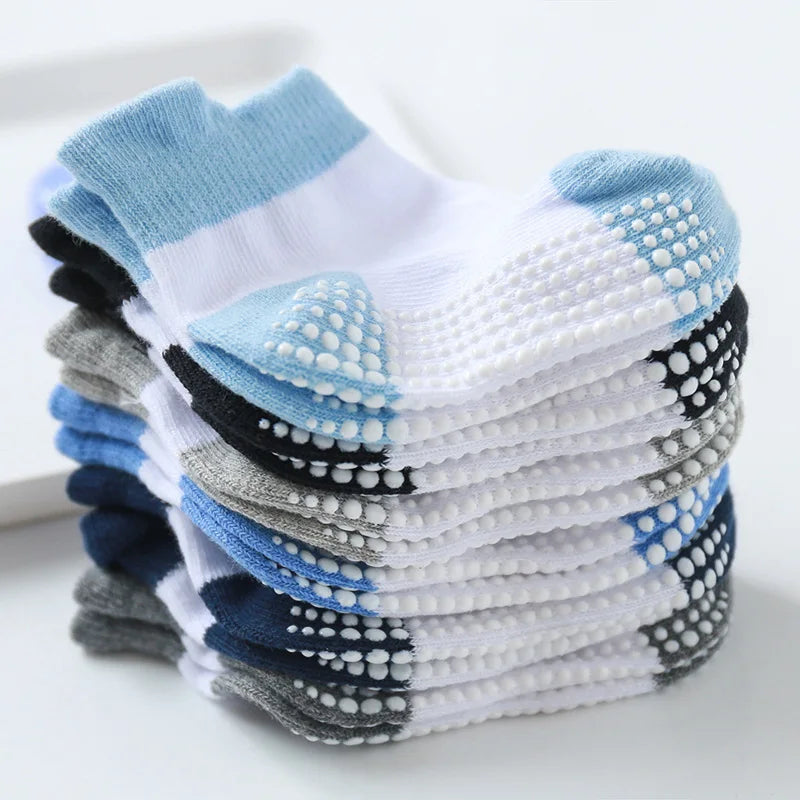 6 Pairs Baby Non-Slip Floor Socks