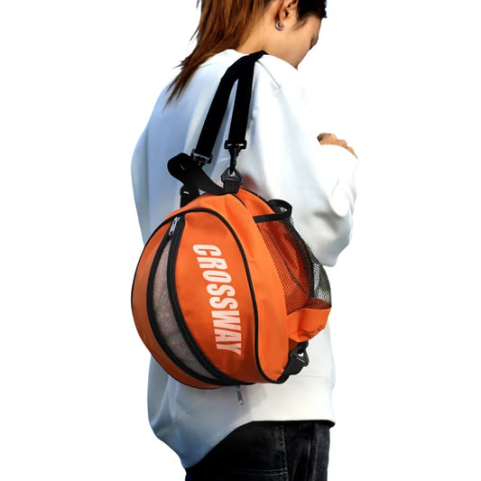 Adjustable Shoulder Strap Basketball Bag – Sports Ball Holder & Carrier