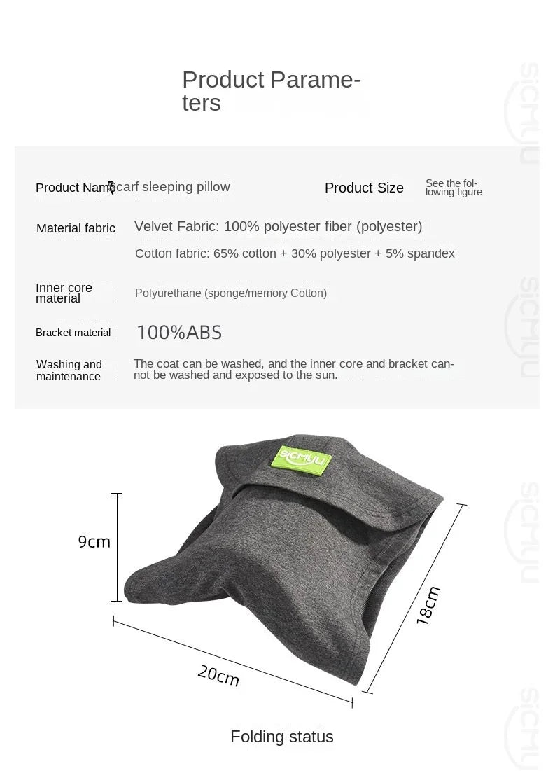 Memory Foam Travel Pillow