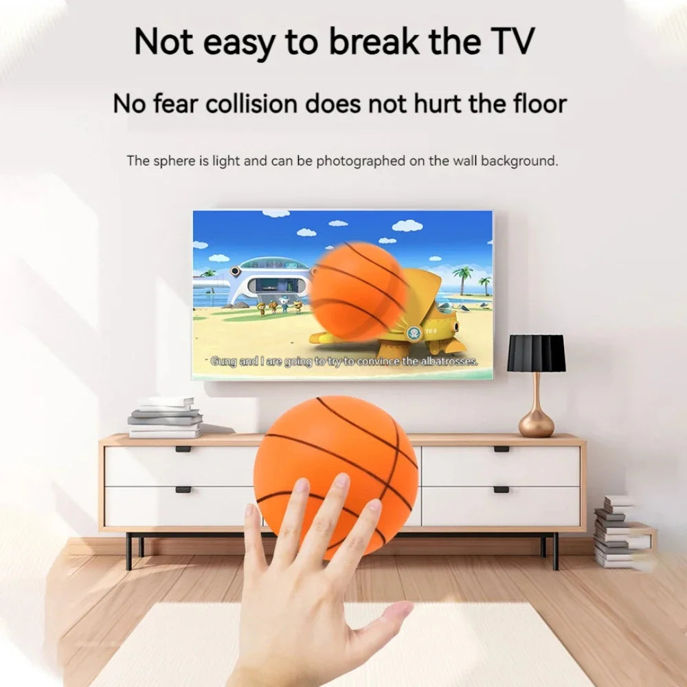 Foam Basketball for Kids – Silent Bouncing & Squeezable Fun