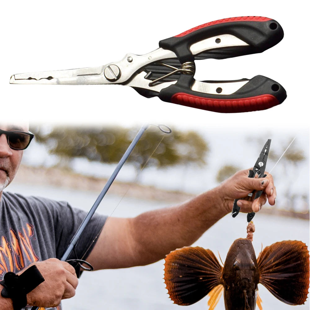 High-Strength Multifunctional Fishing Pliers – Ergonomic Anti-Slip Grip