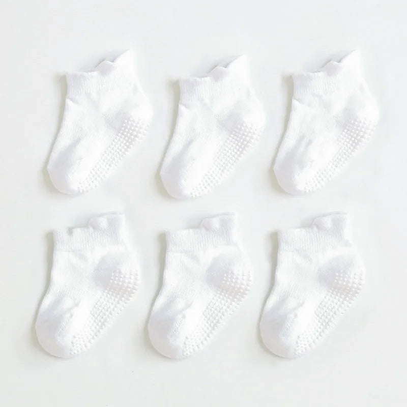 6 Pairs Baby Non-Slip Floor Socks