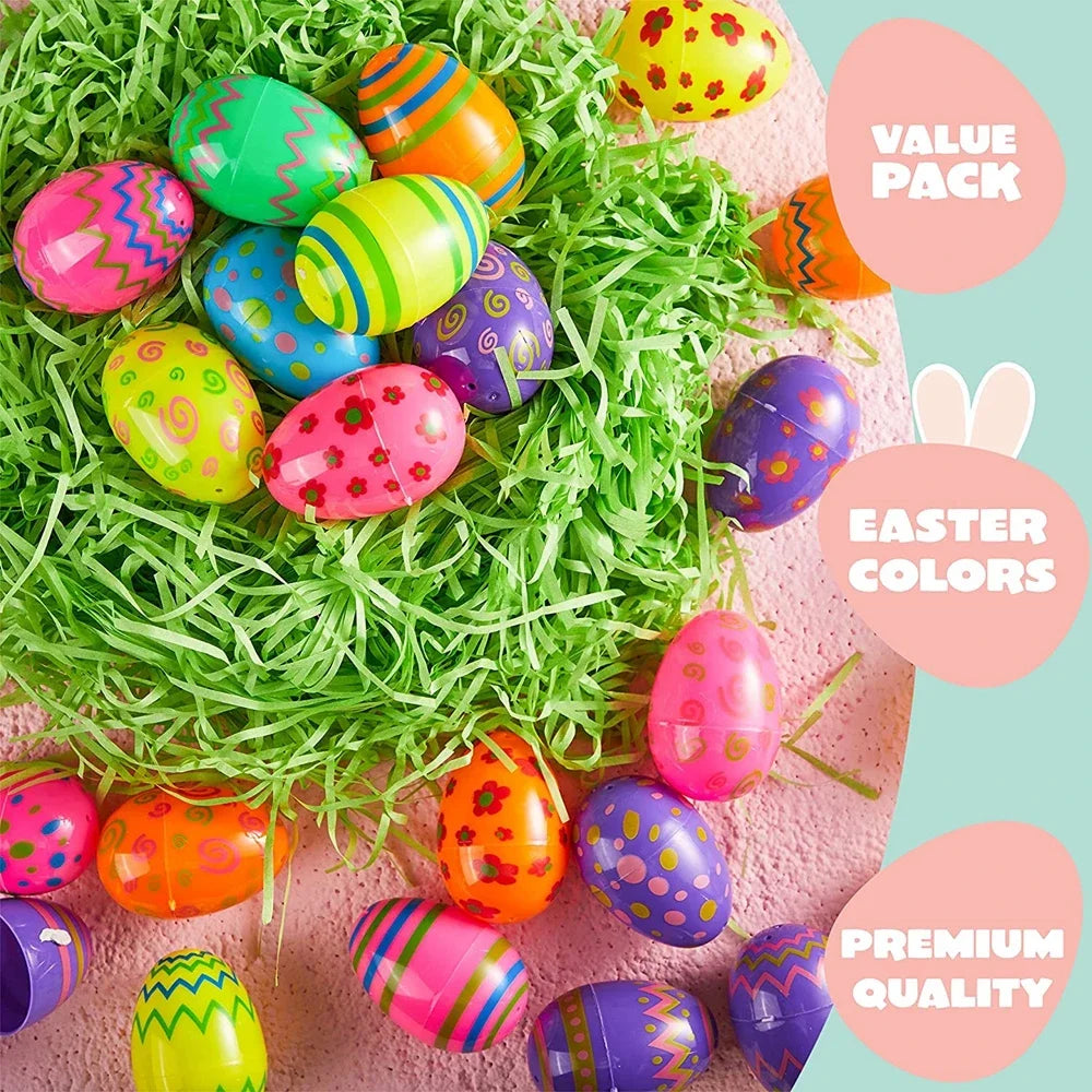 12/24/36Pcs Easter Removable Stuffed Easter Eggs