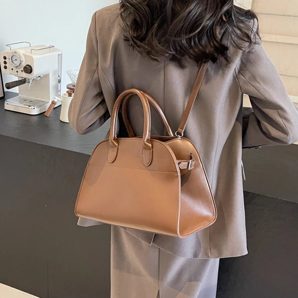 PU Leather Suede Tote Bag for Women