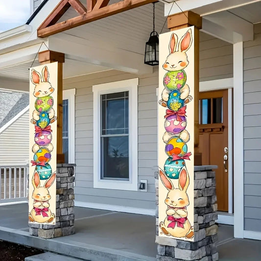 Happy Easter 2pcs Door Banner Set