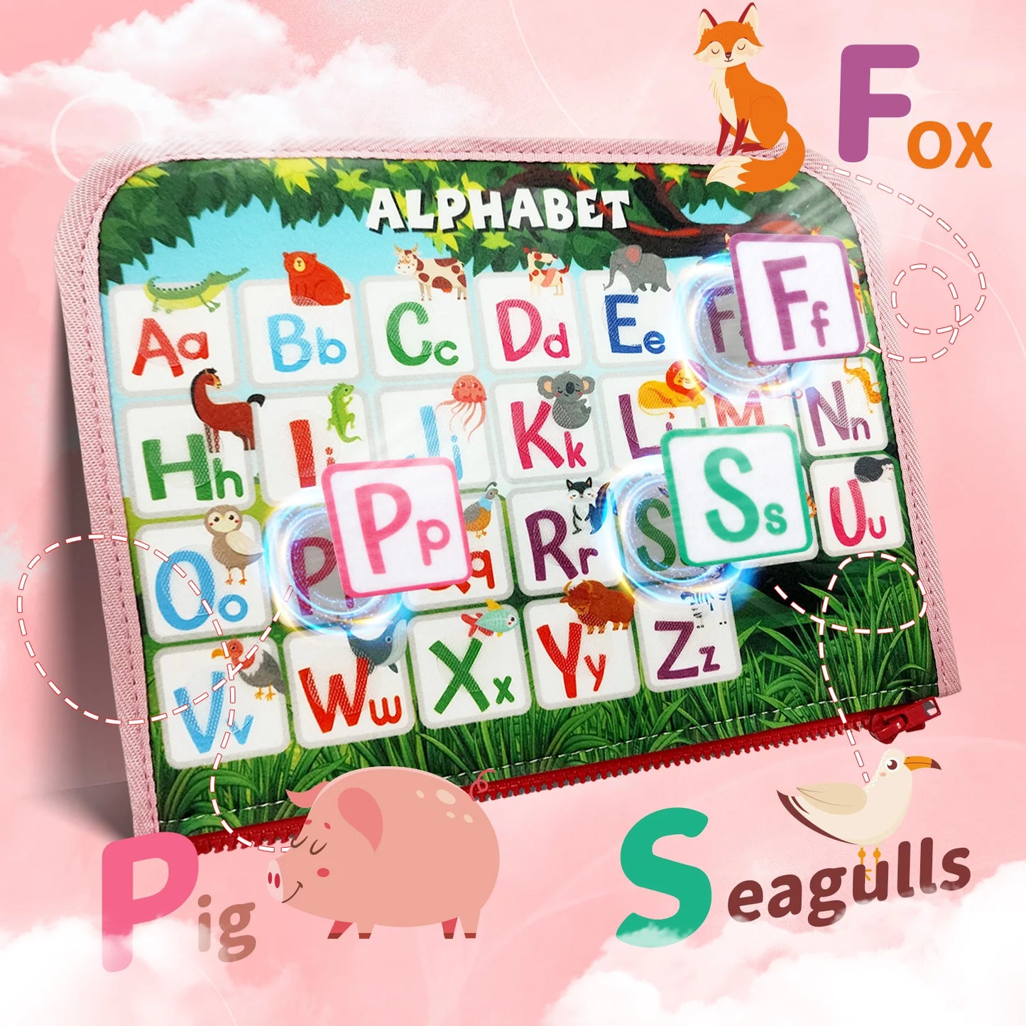 Parish Toys Busy Board – Early Educational Toy for Toddlers