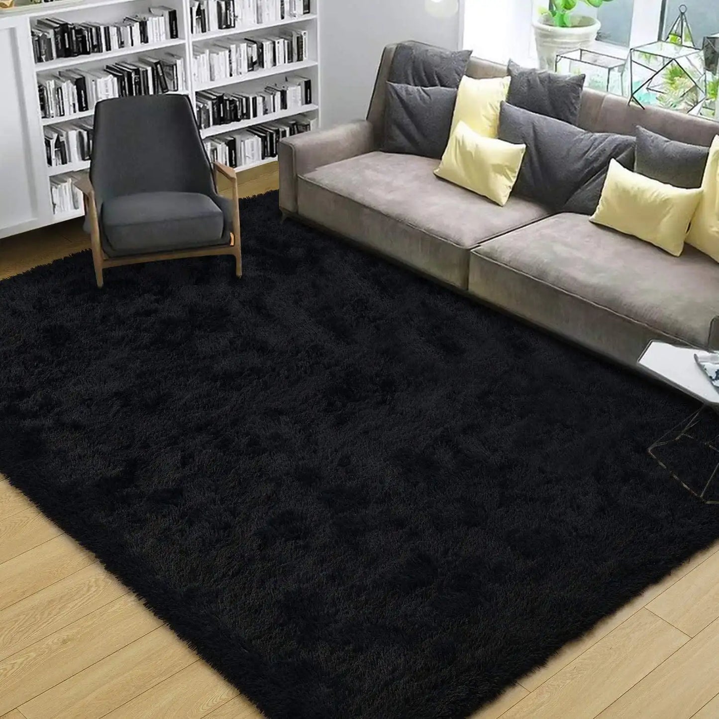 Fluffy Plush Soft Area Rug for Living Room & Kids' Rooms