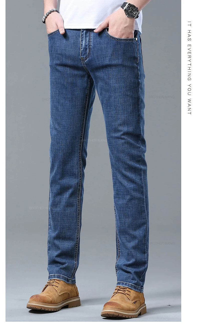 Men’s Light Blue Slim Jeans