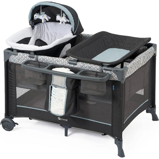 5-in-1 Multifunctional Pack and Play by Qutanix