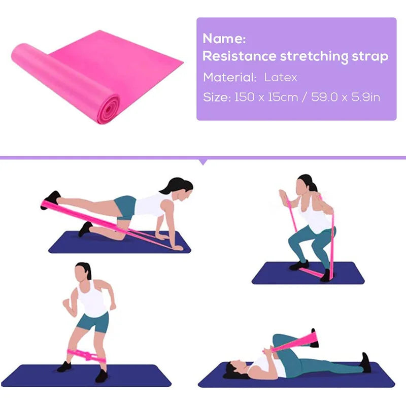 Yoga Equipment Set With Blocks Ball Stretching Strap