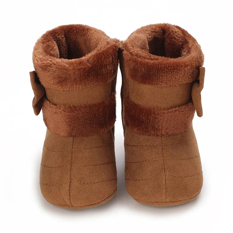 Cute Bowknot Comfortable Baby Girls Boots