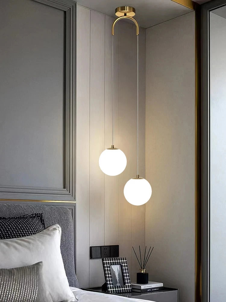 Modern Glass LED Pendant Lights