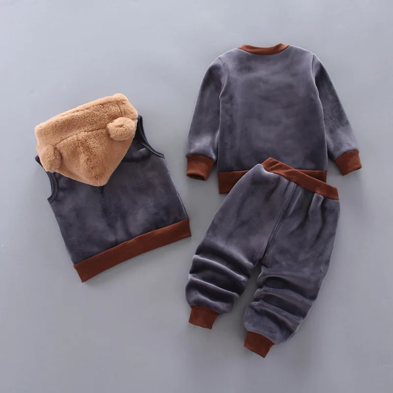 3PCS Winter/Autumn Toddler Baby Outfit Set