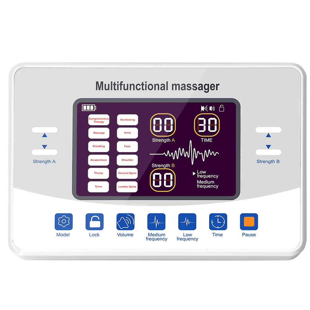 12-Mode Low Frequency TENS and EMS Therapy Device