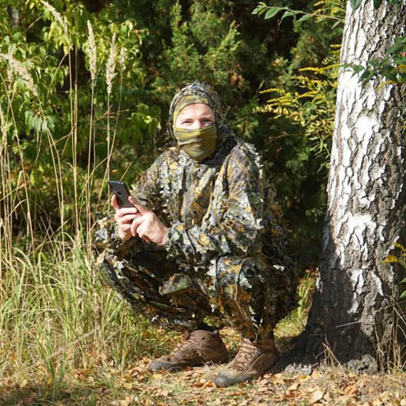 Men & Women Outdoor Ghillie Suit Camouflage set