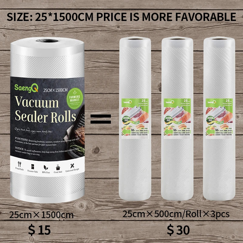 Kitchen Food Vacuum Sealer Bags